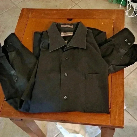 MENS SHIRT FOR BARTENDER WORK SHIRT VAN HEUSEN - Picture 3 of 4